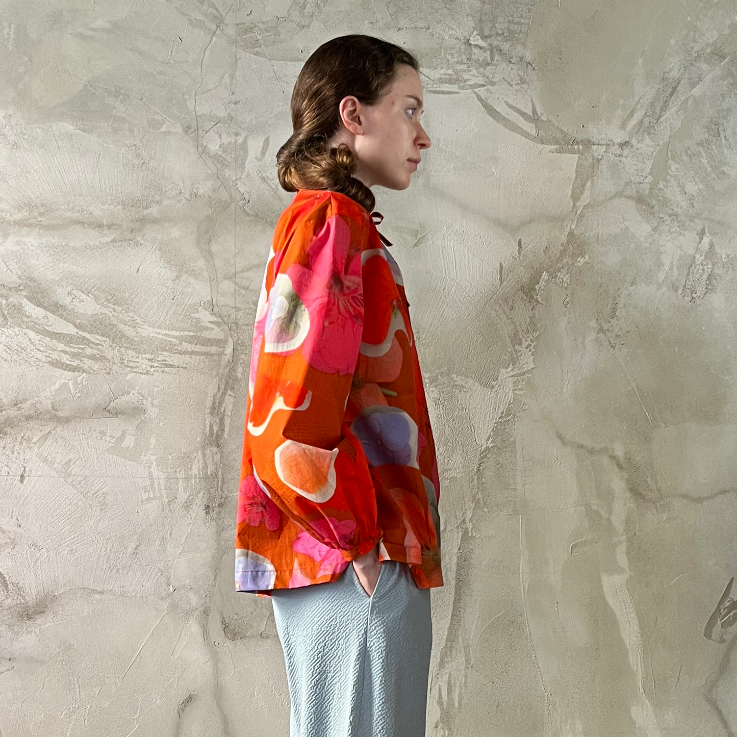 Blusa Boho "Petali Geranio"