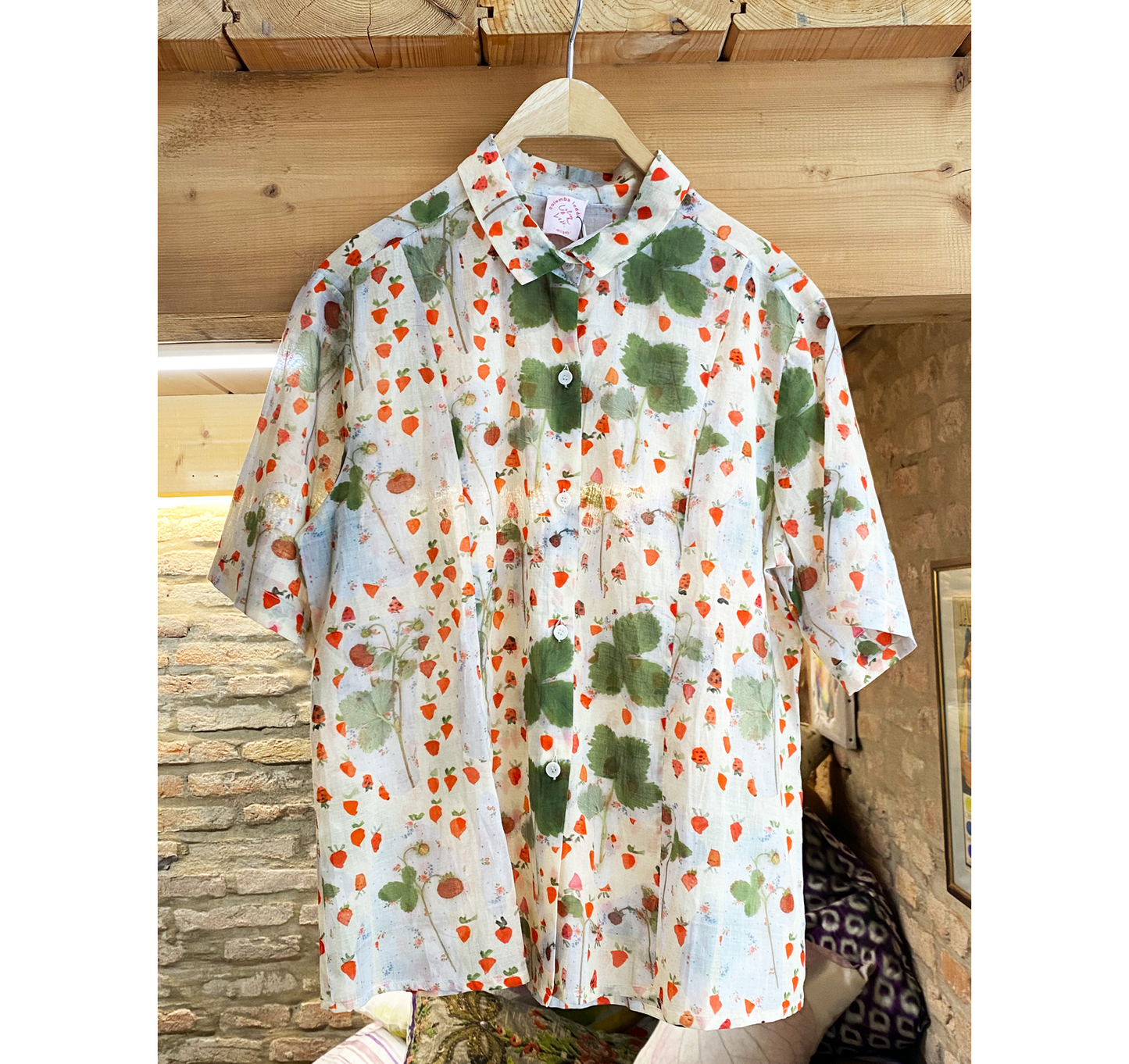 Camicia Pera "Puzzle Fragoline"