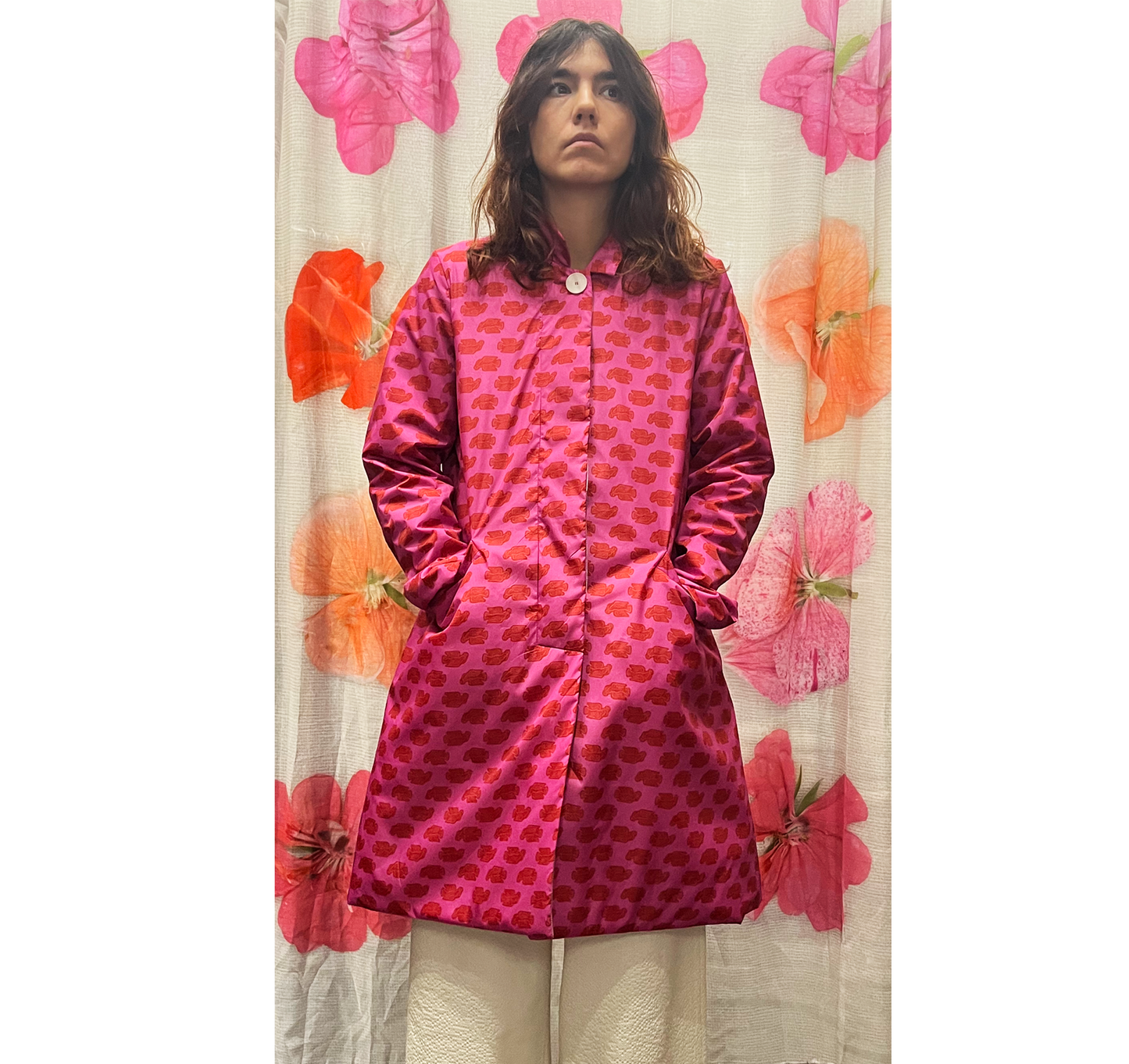 Impermeabile "Colombine Fucsia"