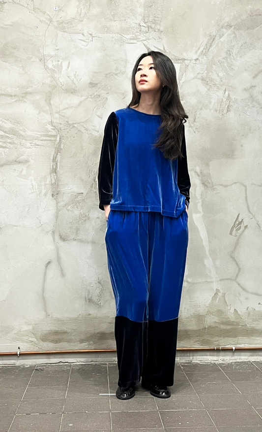 Pantalone Coulisse "Blu Notte"