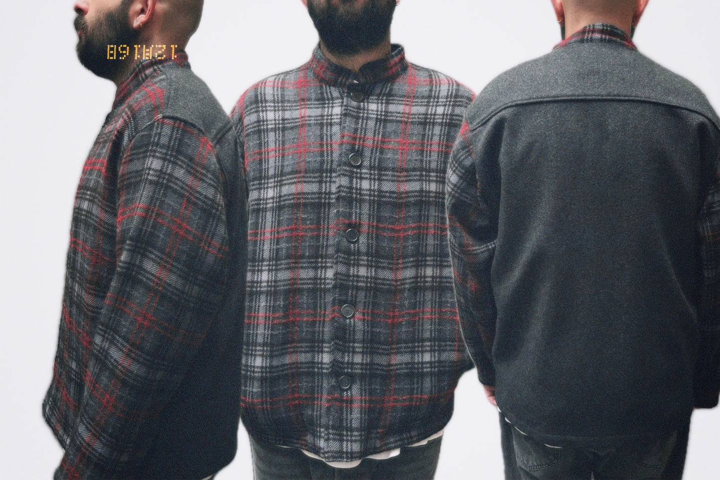 Giacca Uomo "Tartan Grigio Bacca"