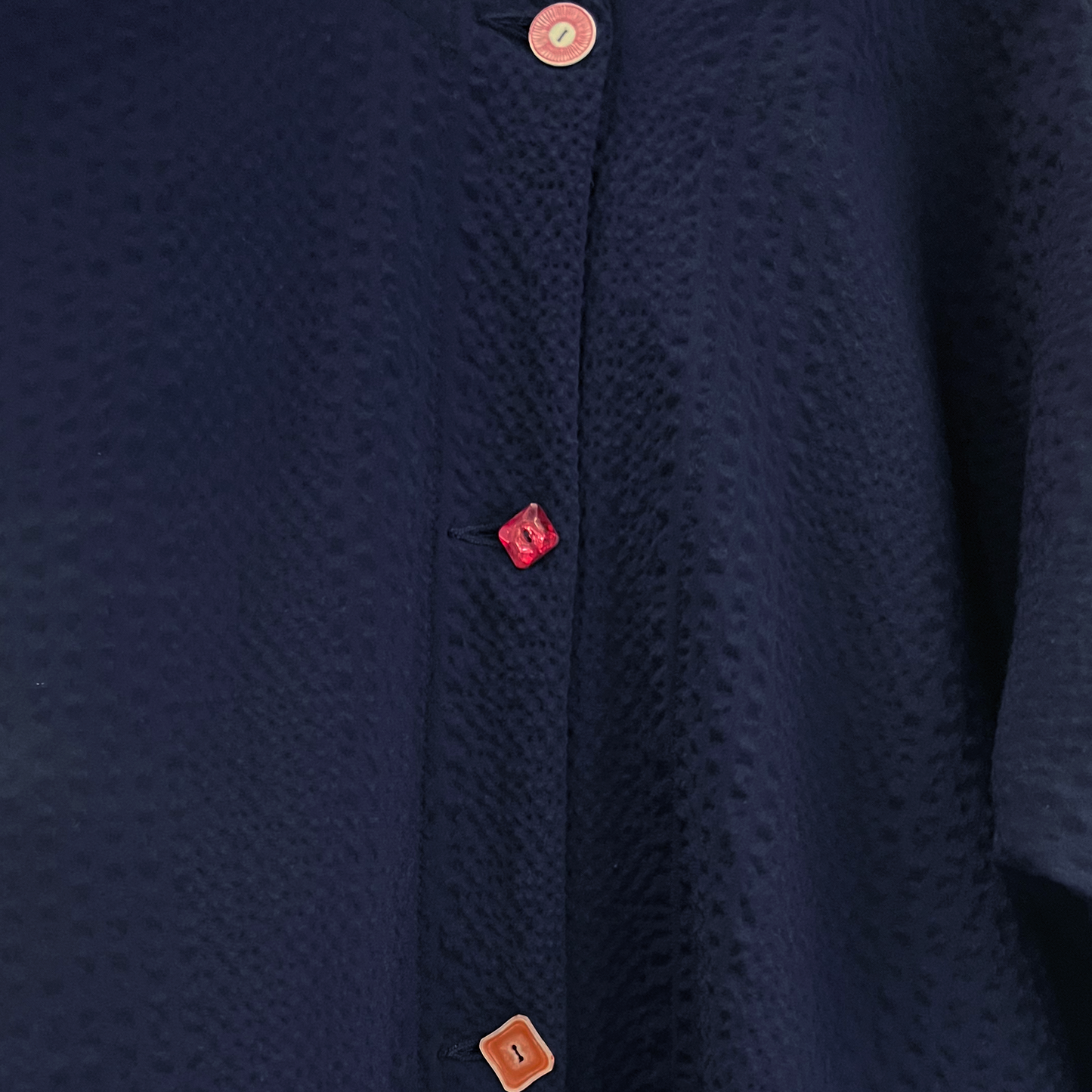 Cinese Crepe Lana "Blu Notte"