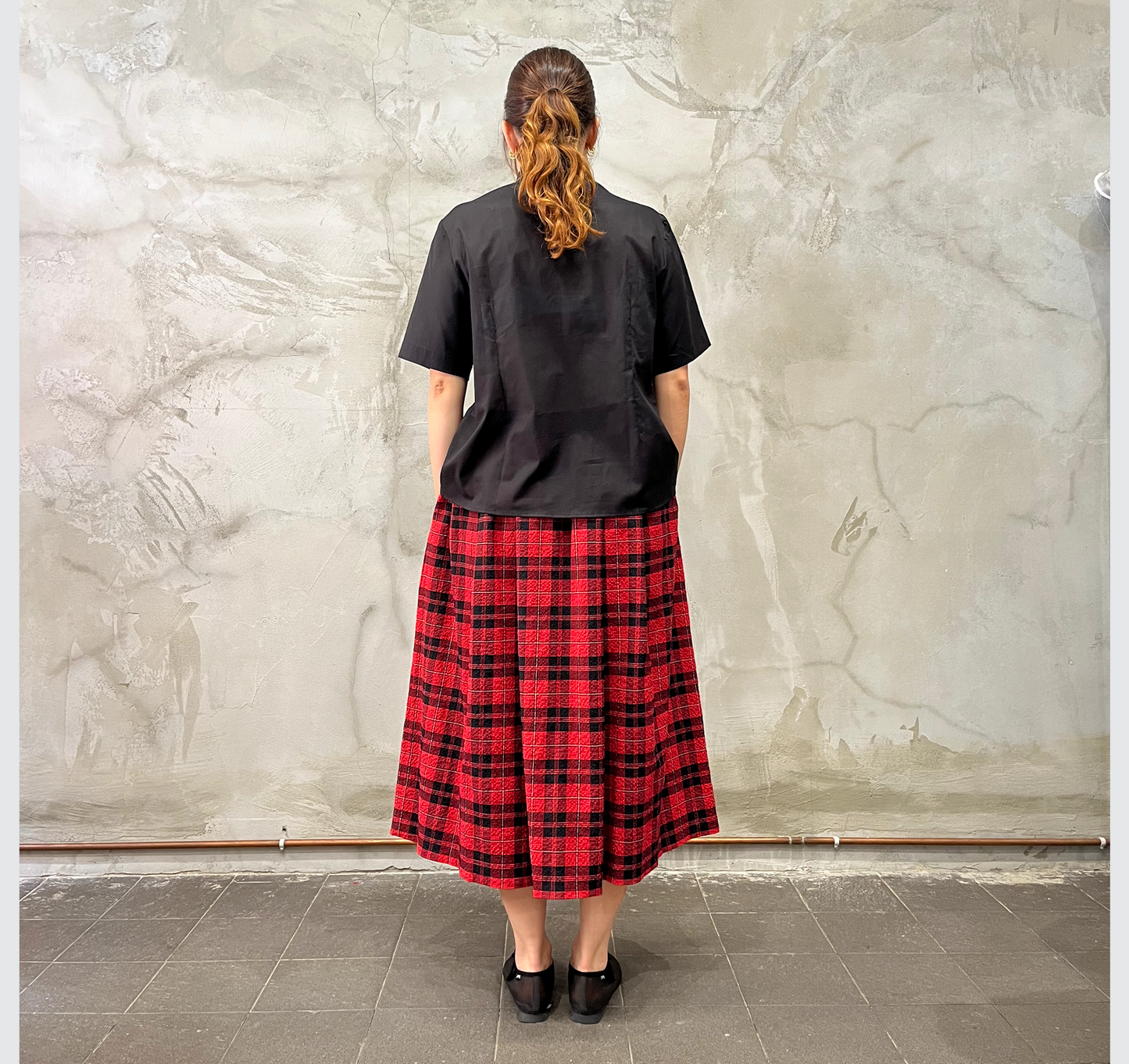 Gonna Martina "Tartan Rosso"