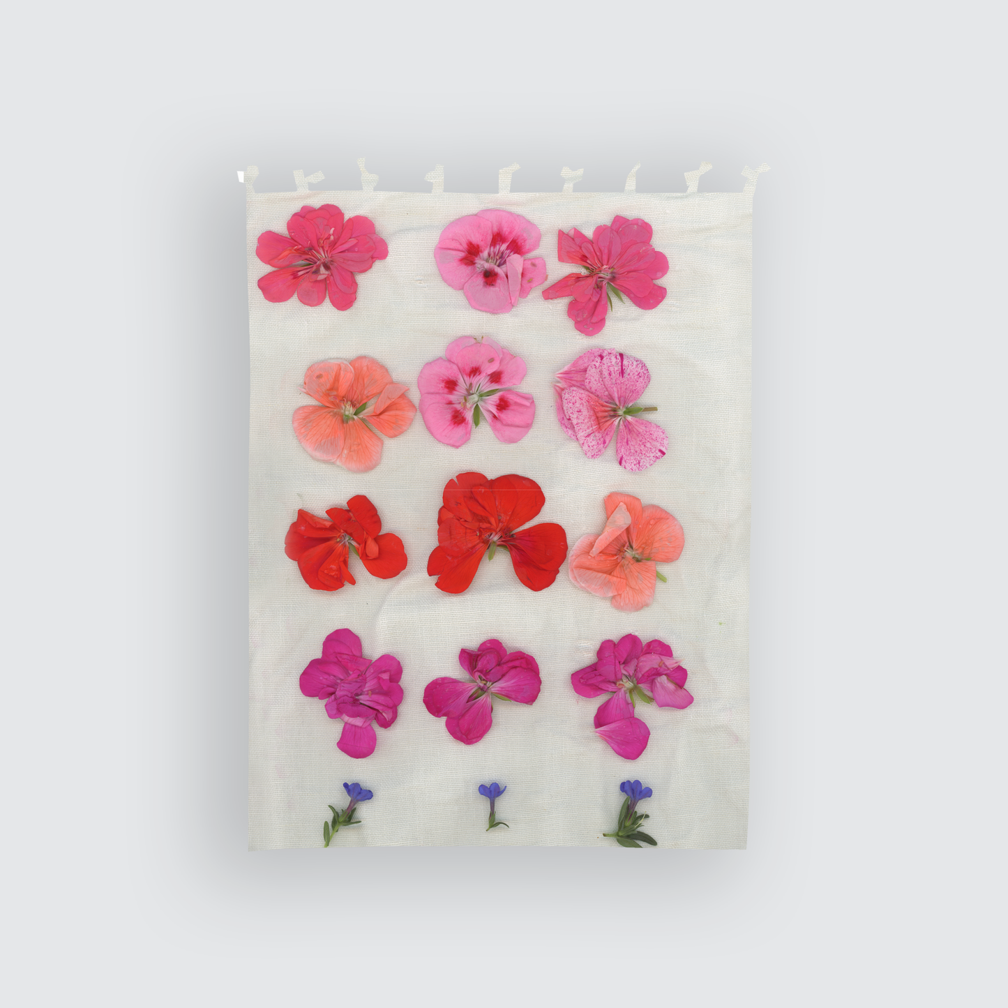 Tenda "Fiori Gerani" 140x200