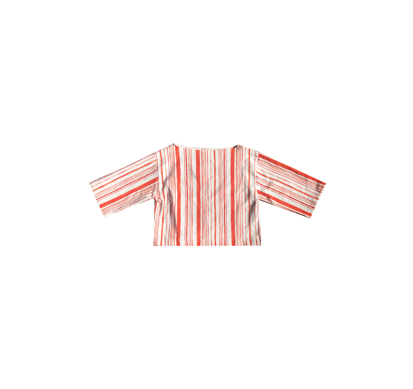 Top Square "Righe Rosse"