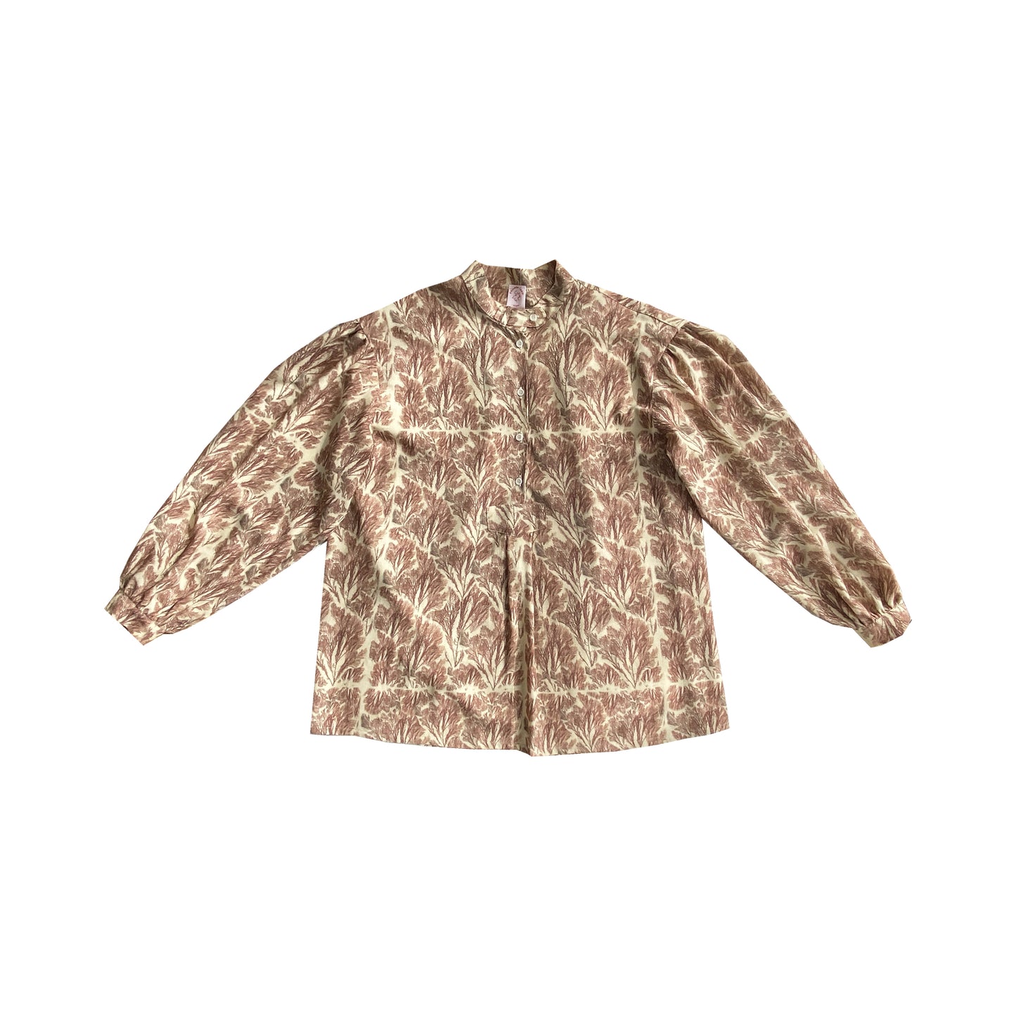 Camicia Marina ''alga toile ruggine''