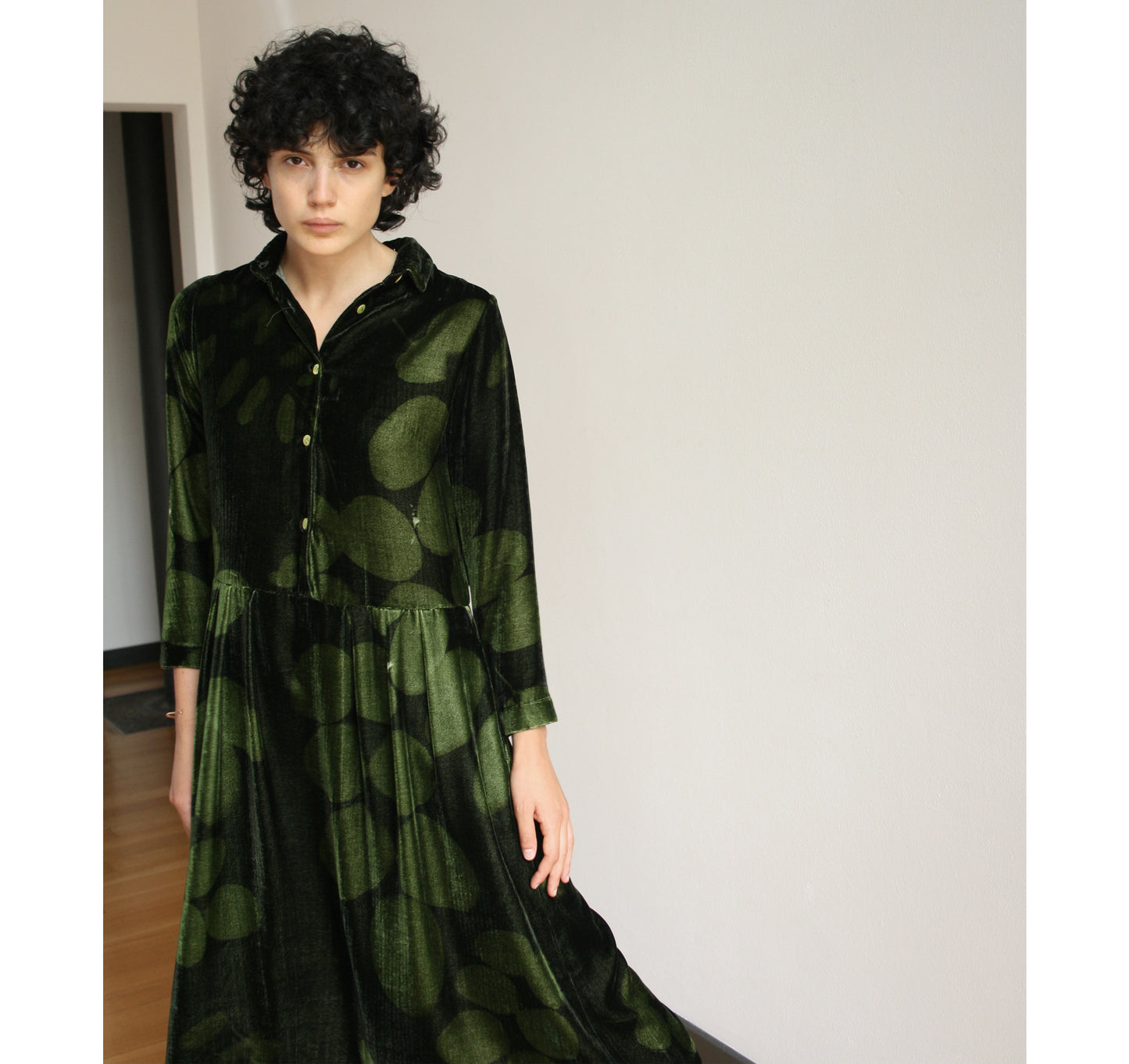 Abito Camicia "Robinia Verde"