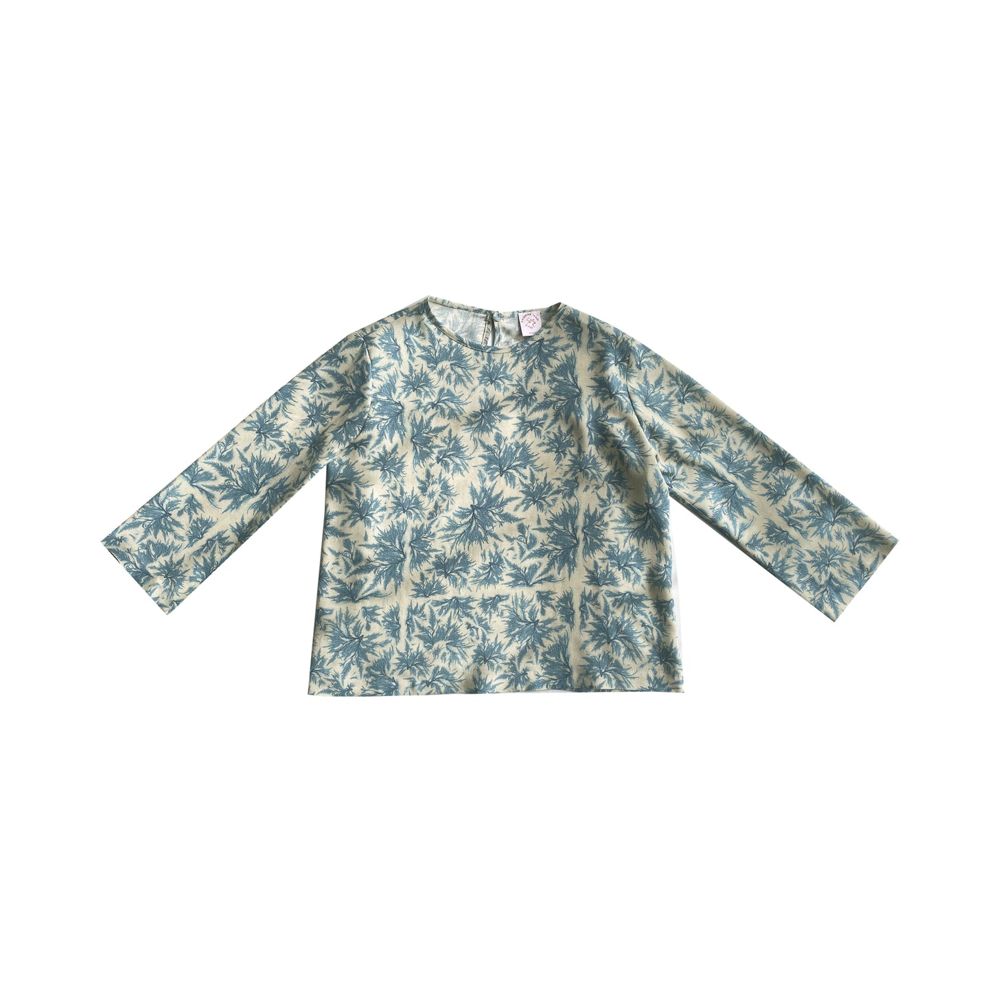 Move top ''alga toile blu''