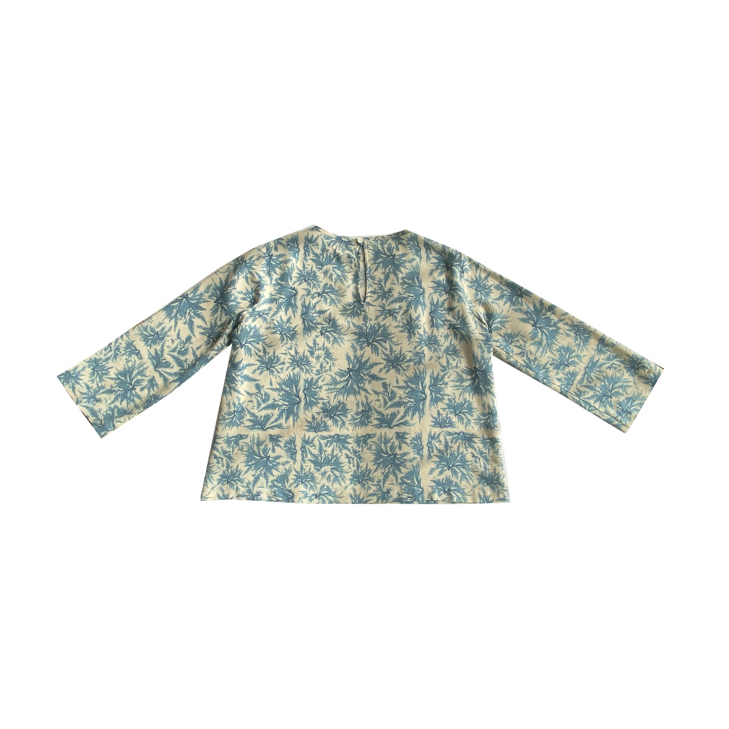 Move top ''alga toile blu''