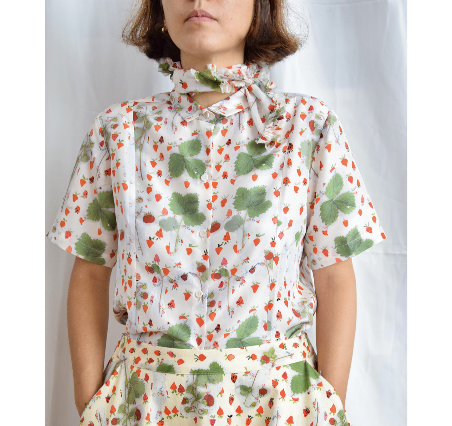 Camicia Pera "Puzzle Fragoline"