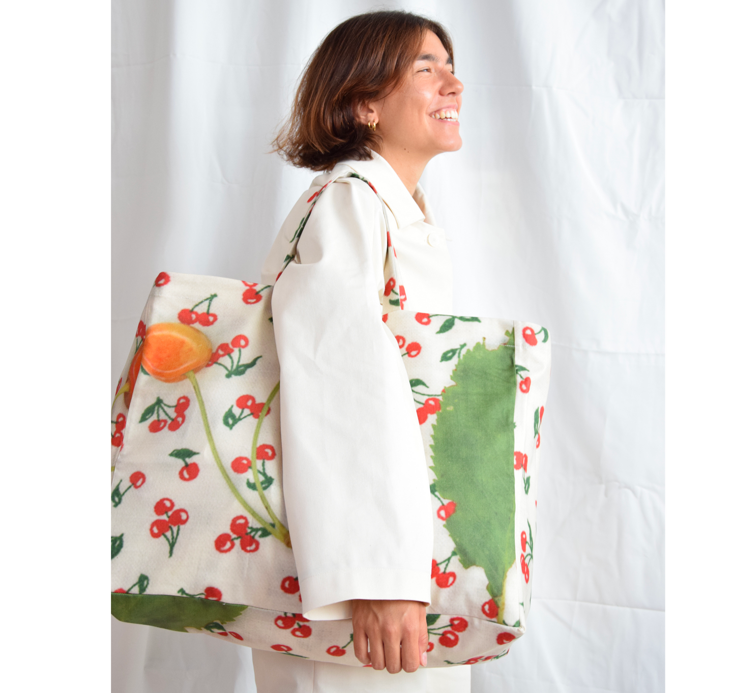 Maxi Bag "Ciliegie su Ciliegie"