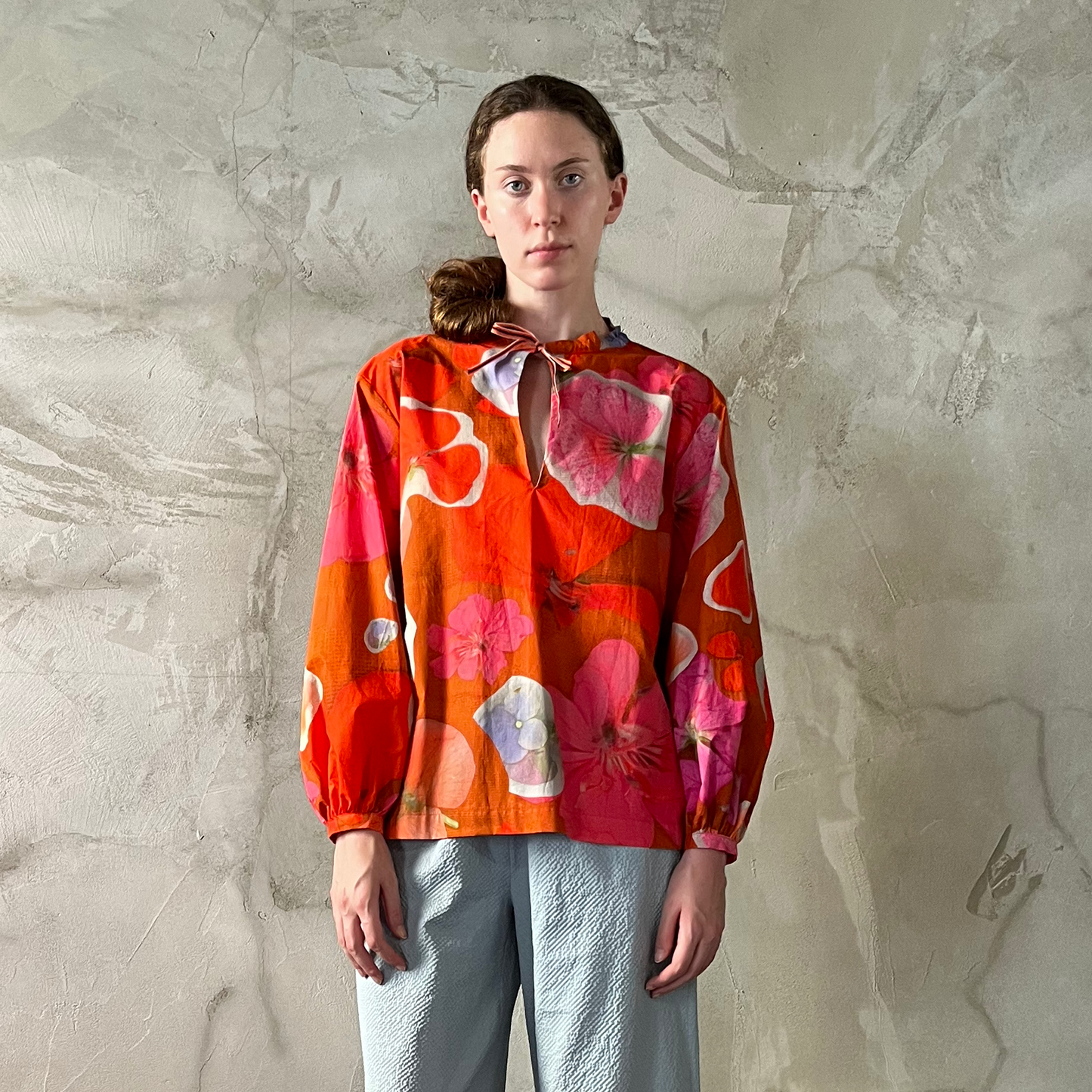 Blusa Boho "Petali Geranio"