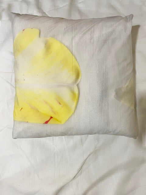 Cushion cover ''Petalo Giallo''