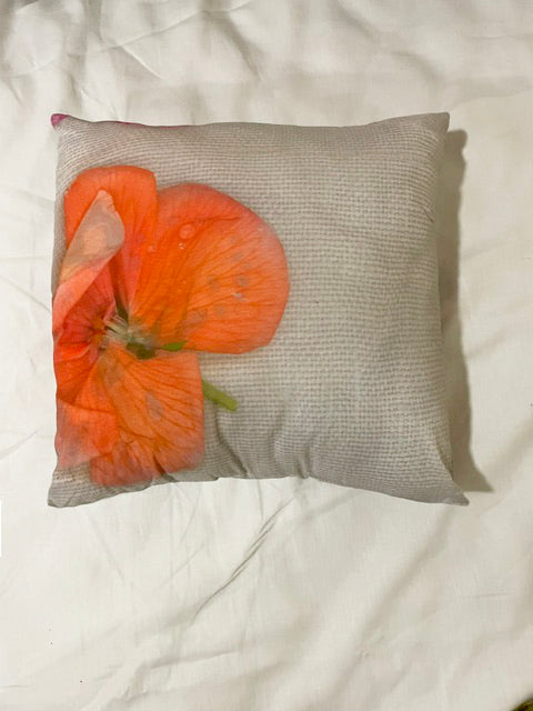 Cushion cover ''Fiore Geranio''
