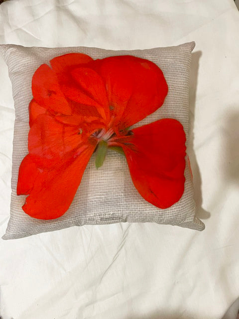 Cushion cover ''Fiore Geranio''