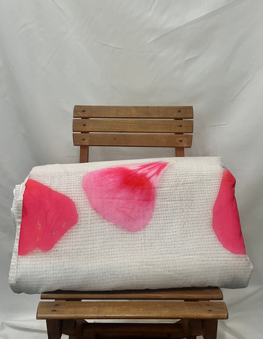 Plaid ''Petali Gerani''