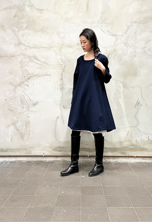 Laurier Dress "Blue Notte"