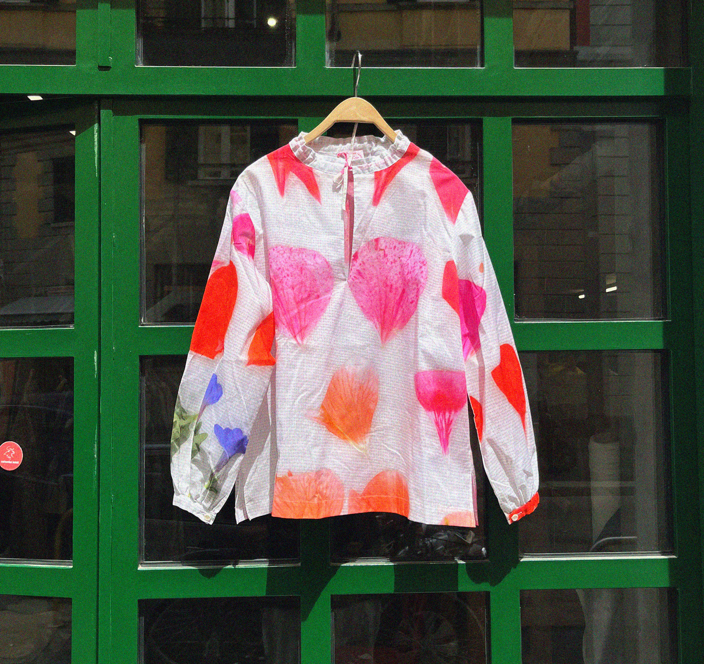 Blusa Boho "Petali Geranio"