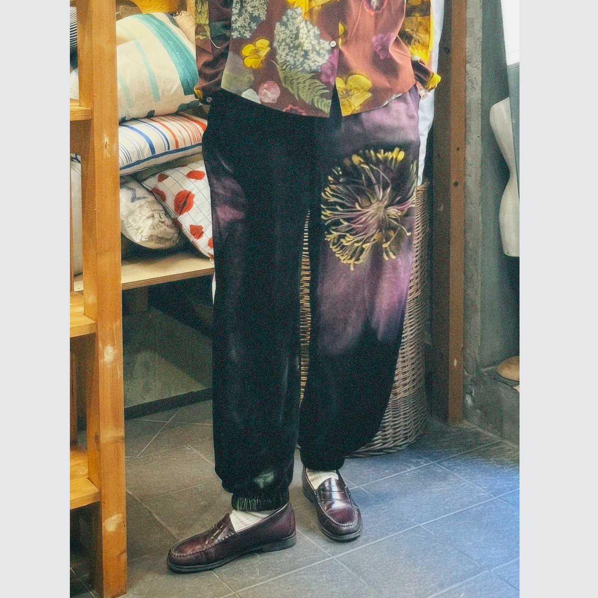 Pantalone Leisure "Elleboro Bordeaux"
