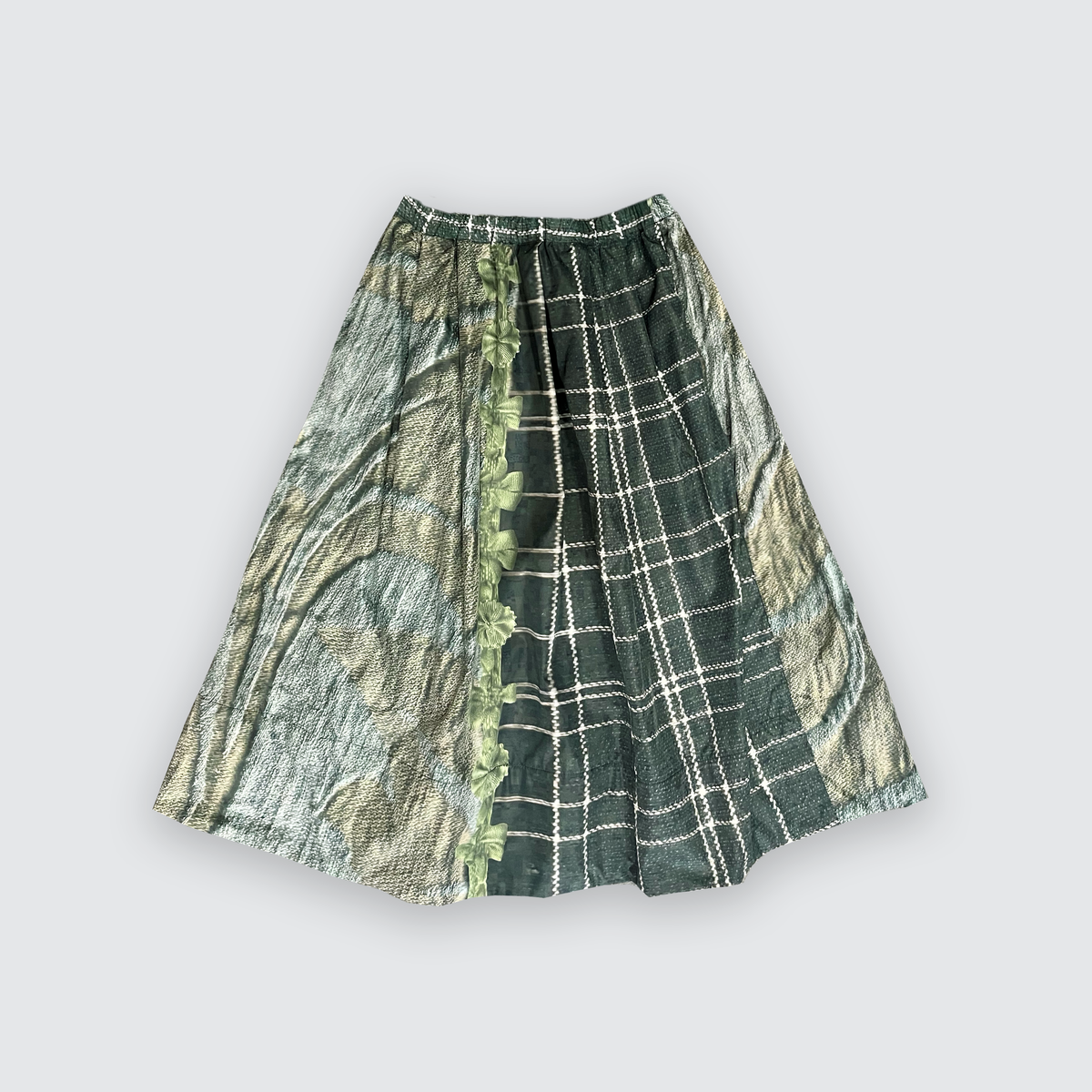Gonna Martina "Tessile Verde"