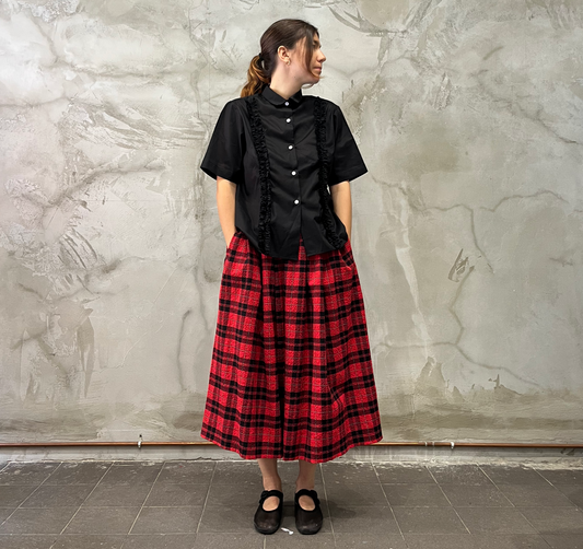 Gonna Martina "Tartan Rosso"