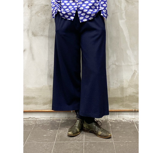 Pantalone Coulisse Blu Navy