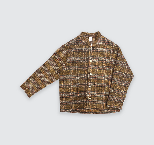 Giacca Uomo "Tartan Senape"